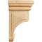 Ekena Millwork 4"W x 4 3/4"D x 8"H Small Woodruff Wood Corbel, Red Oak CORW04X04X08WFRO - alternate 4